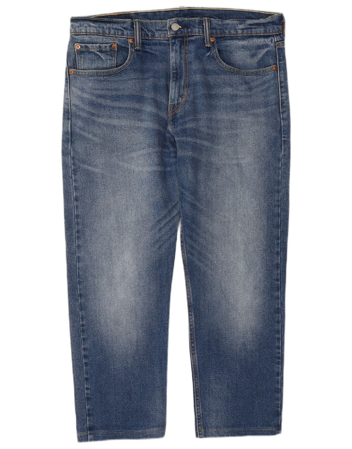 Levi's Herre 502 tilspidsede jeans W33 L28 blå bomuld
