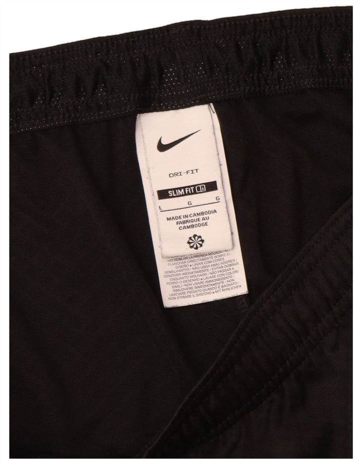 Nike Herre Climalite Slim Fit Sportshorts Store sorte Colourblock Polyester