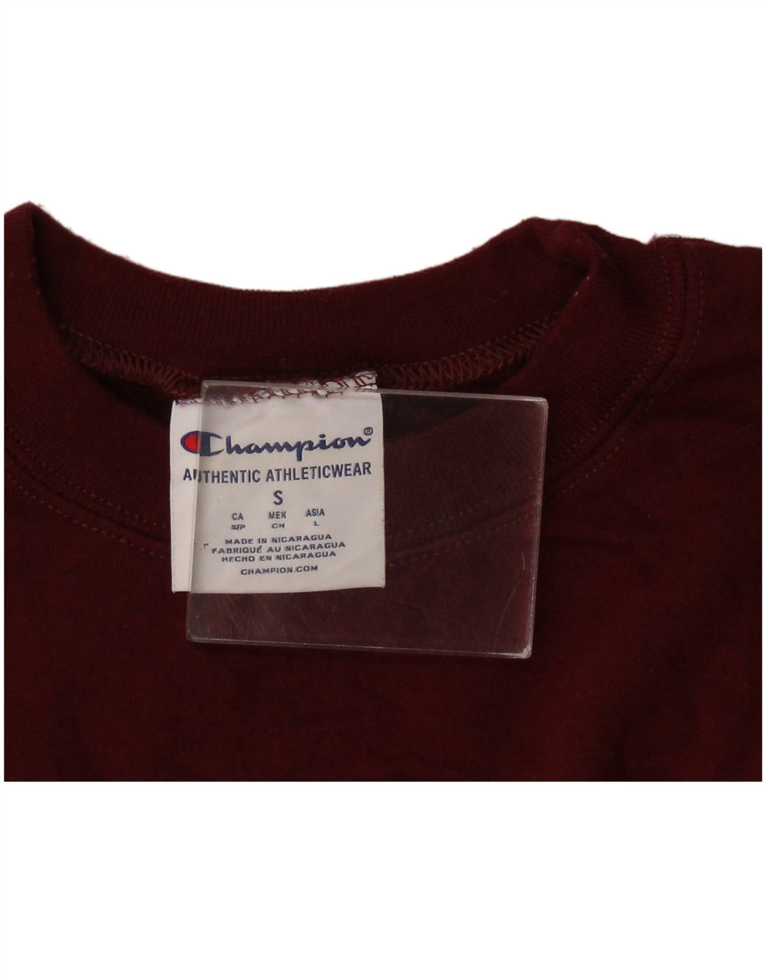 Champion Herre Minnesota Duluth Graphic Sweatshirt Jumper Small Burgundy