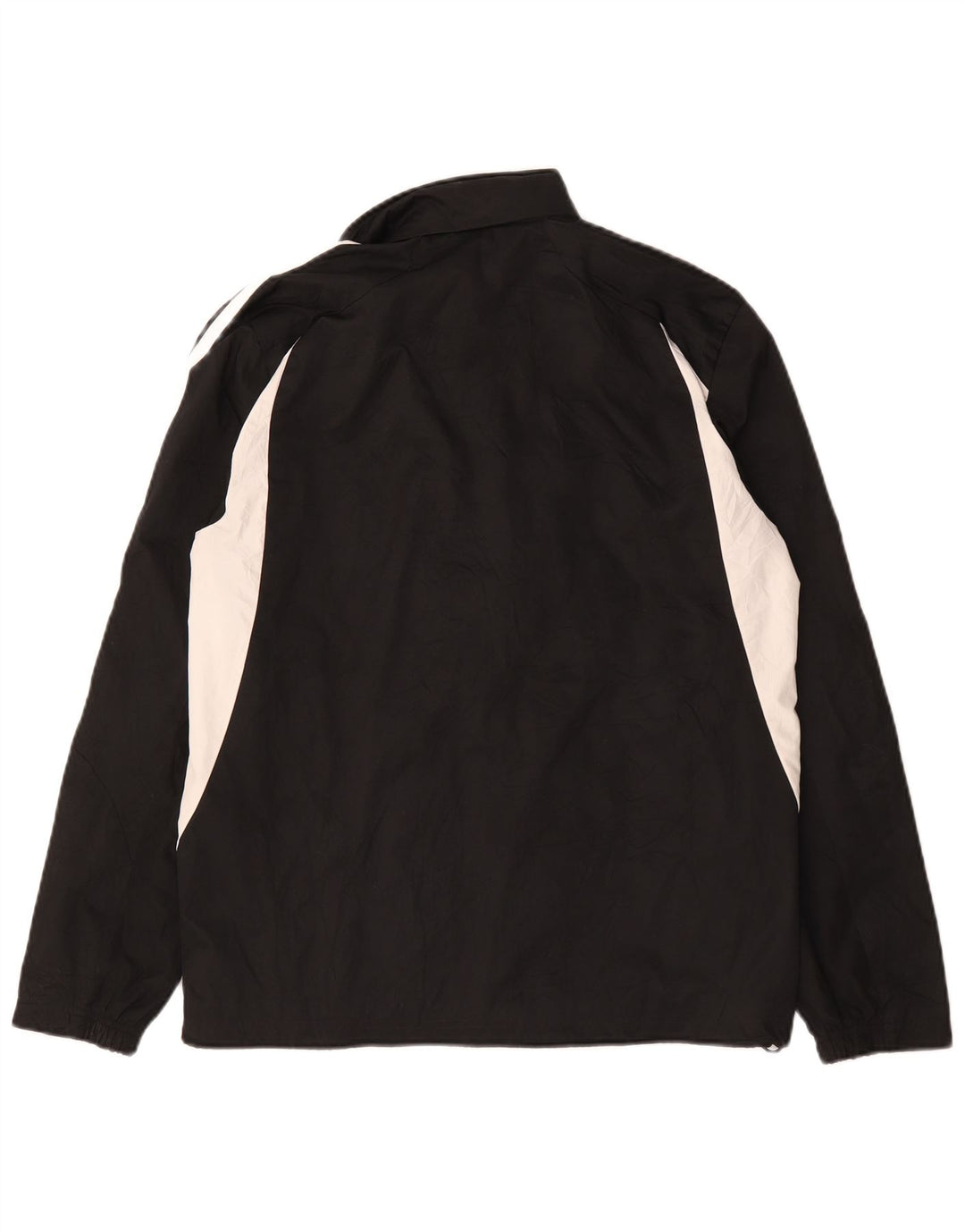 Adidas Regnjakke til mænd UK 36 Small Black Colourblock Polyester