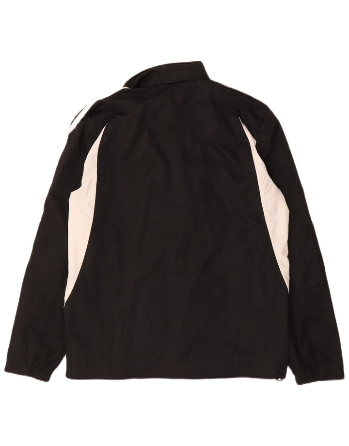 Adidas Regnjakke til mænd UK 36 Small Black Colourblock Polyester