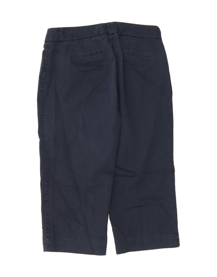 DOCKERS Womens Curvy Mid Rise Capri Trousers US 8 Medium W32 L20 Navy Blue Vintage Dockers and Second-Hand Dockers from Messina Hembry 