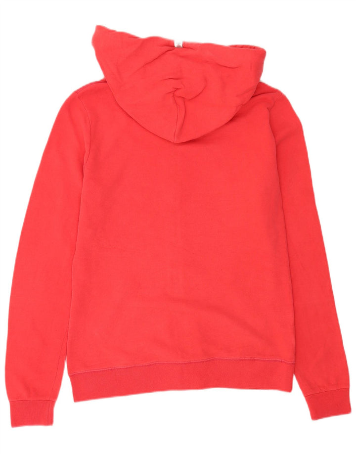 Franklin & Marshall Dame Grafisk Hættetrøje Sweater med lynlås UK 16 Large Red