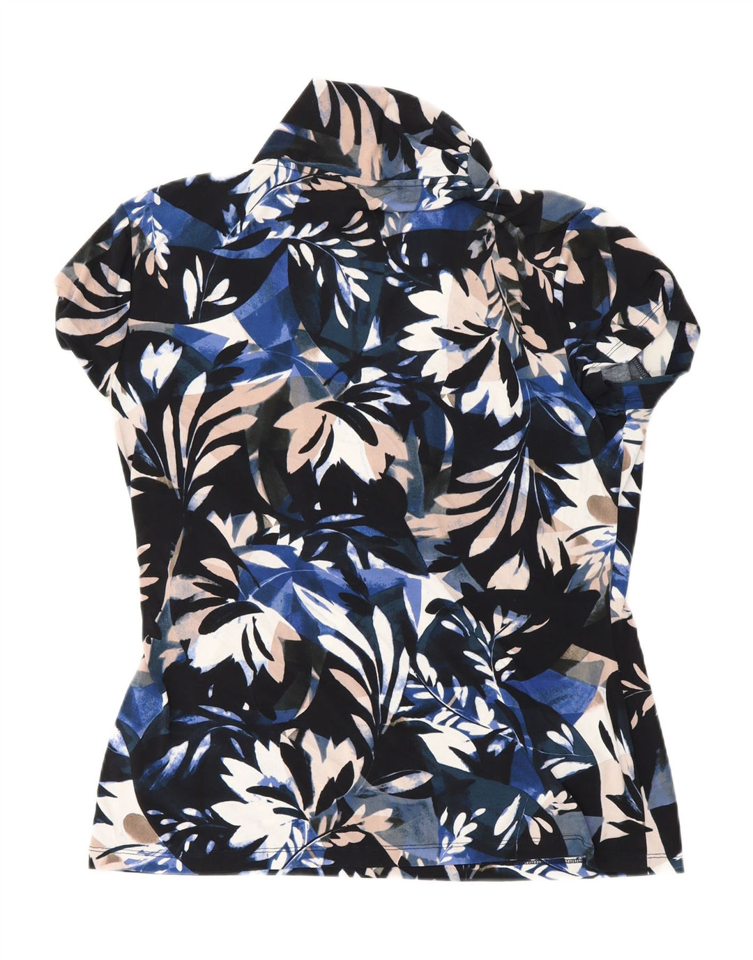 DKNY Damebluse Top UK 18 XL Flerfarvet blomsterpolyester