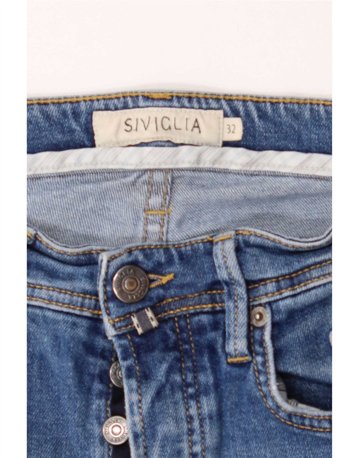 SIVIGLIA Slim Jeans til mænd W32 L30 Blå