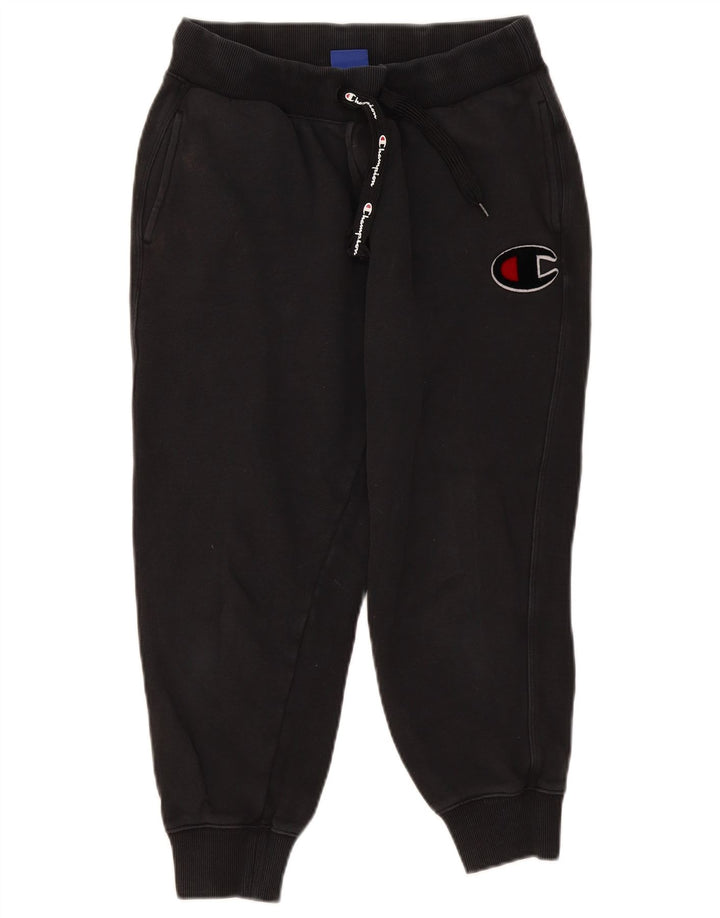 Champion Womens Grafisk træningsdragt Bukser Joggers UK 12 Medium Black