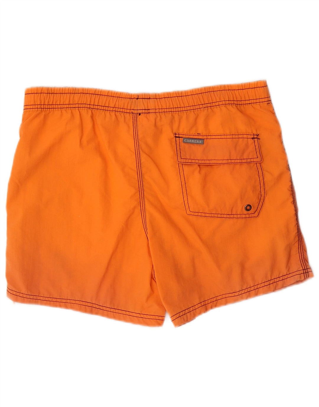 Carrera Herre grafiske svømmeshorts Medium Orange Polyamid