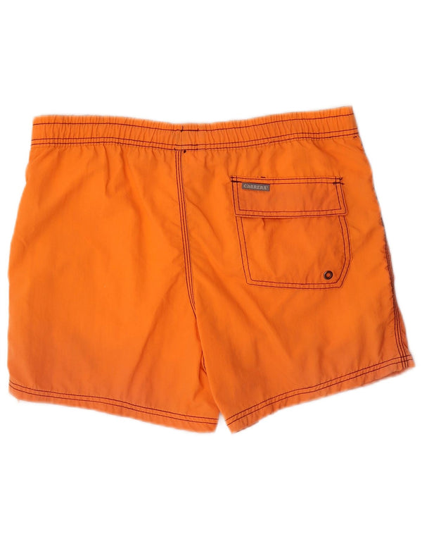 Carrera Herre grafiske svømmeshorts Medium Orange Polyamid