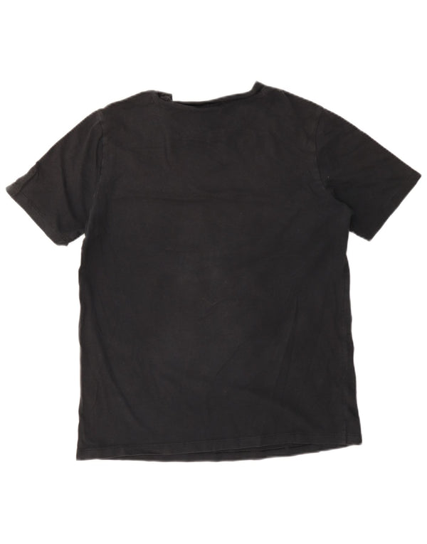 Adidas Dame Grafisk T-Shirt Top UK 14 Medium Sort