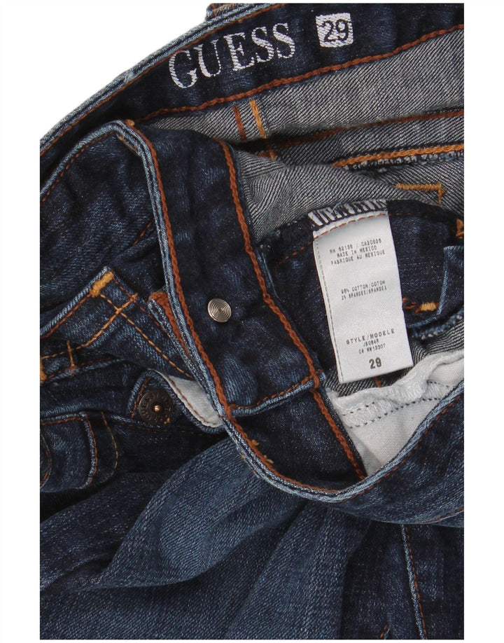 GUESS Womens Capri Jeans W29 L22 Blue Cotton