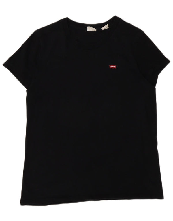 Levi's Dame T-Shirt Top UK 14 Medium Sort