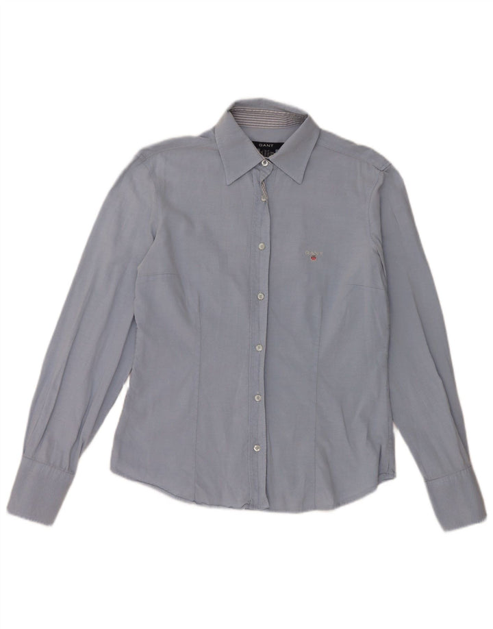 Gant Dameskjorte UK 12 Medium Blue Cotton