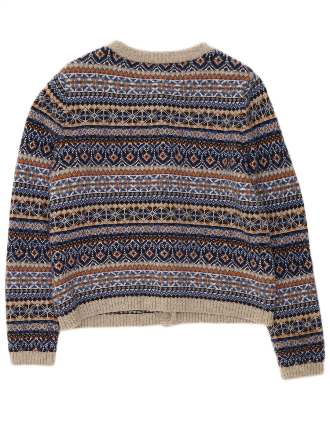 Seasalt Cornwall Dame Cardigan Sweater UK 14 Stor Flerfarvet