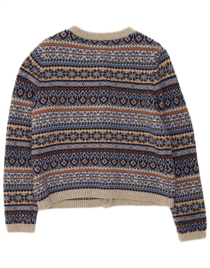 Seasalt Cornwall Dame Cardigan Sweater UK 14 Stor Flerfarvet