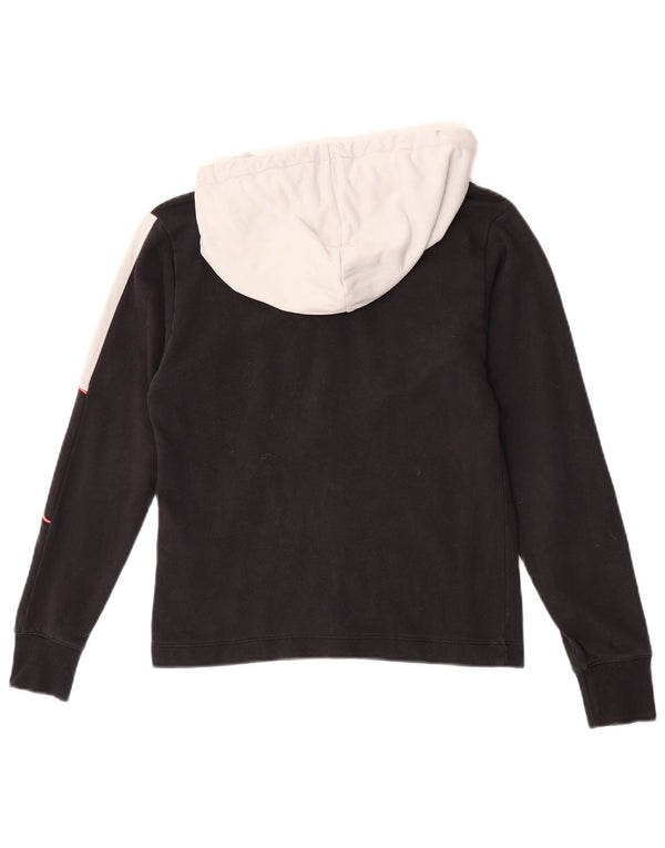 Champion Dame Grafisk Top Langærmet UK 10 Small Black Colourblock