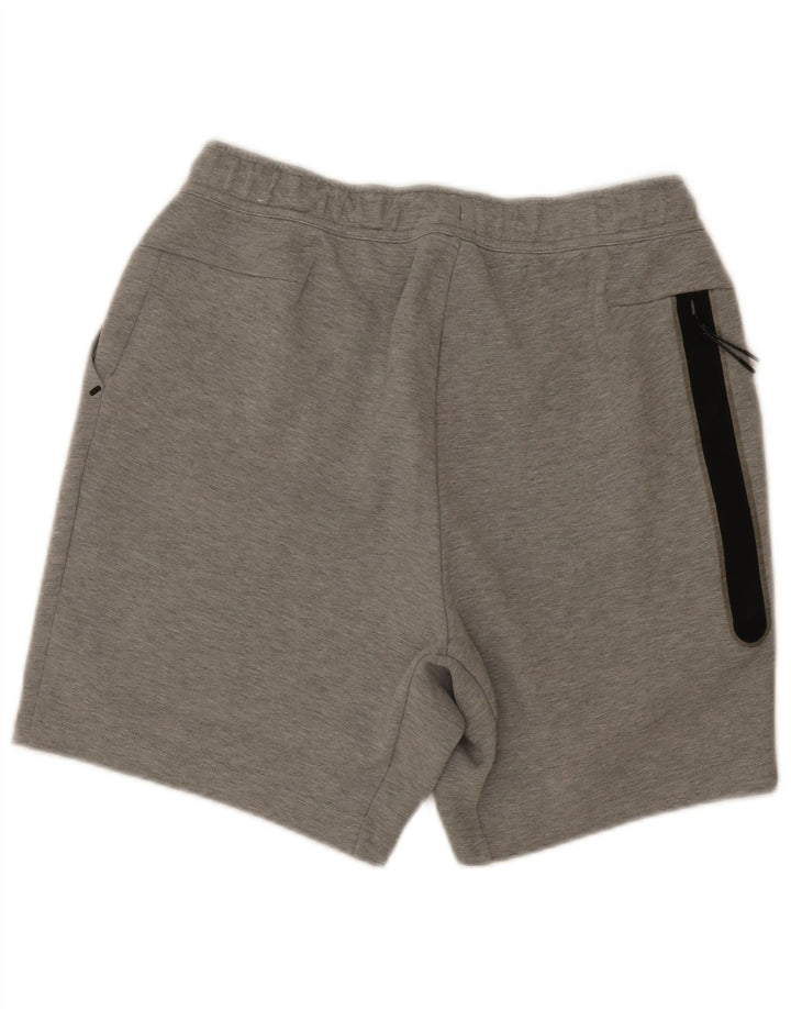 Nike Sportshorts til mænd, mellemgrå flækket bomuld