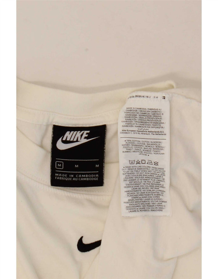 Nike T-shirt top mellem mænd, hvid bomuld