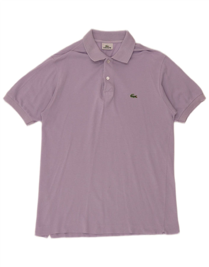 Lacoste herre poloshirt størrelse 3 Lille lilla bomuld