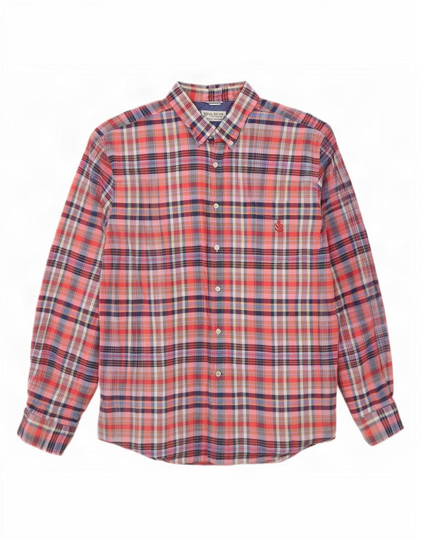 Nautica Heritage Flannel skjorte 2XL flerfarvet ternet bomuld