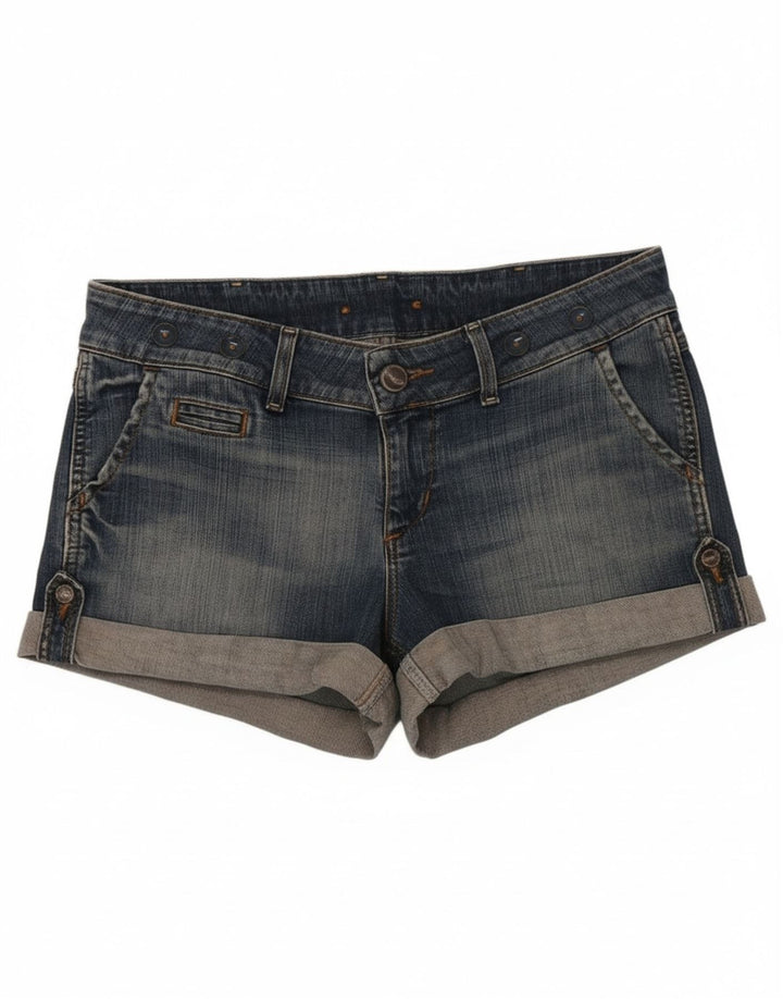 Wrangler Sarah Fit denimshorts til kvinder W30 mellemblå bomuld