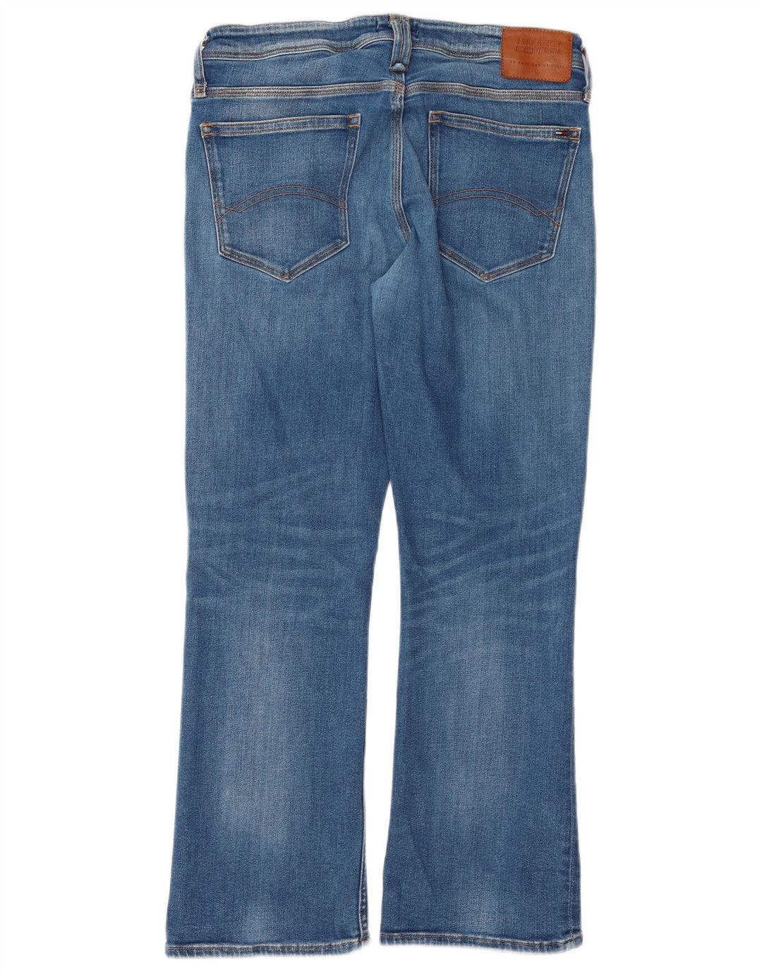 TOMMY HILFIGER Herre Bootcut Jeans W34 L28 Blå Bomuld