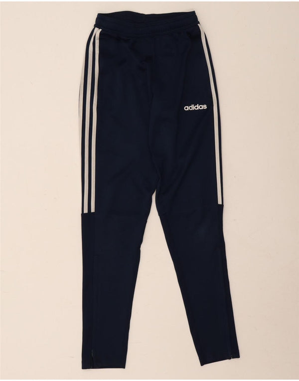 Adidas træningsdragt bukser til kvinder UK 4 XS marineblå polyester