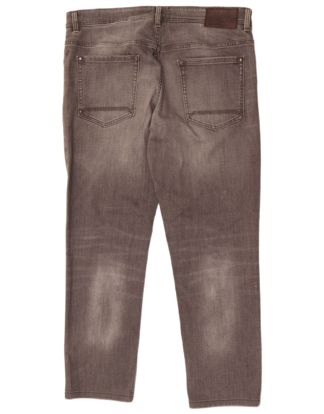 Timberland Herre tilspidsede jeans W38 L30 Grå bomuld
