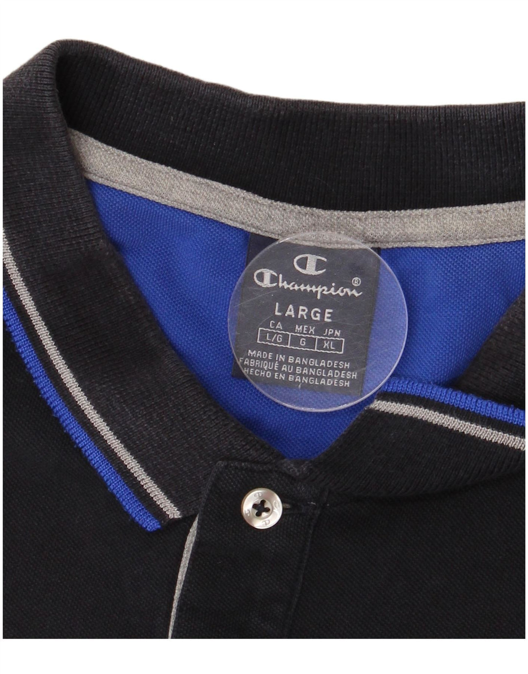 CHAMPION Poloskjorte til mænd Large Navy Blue