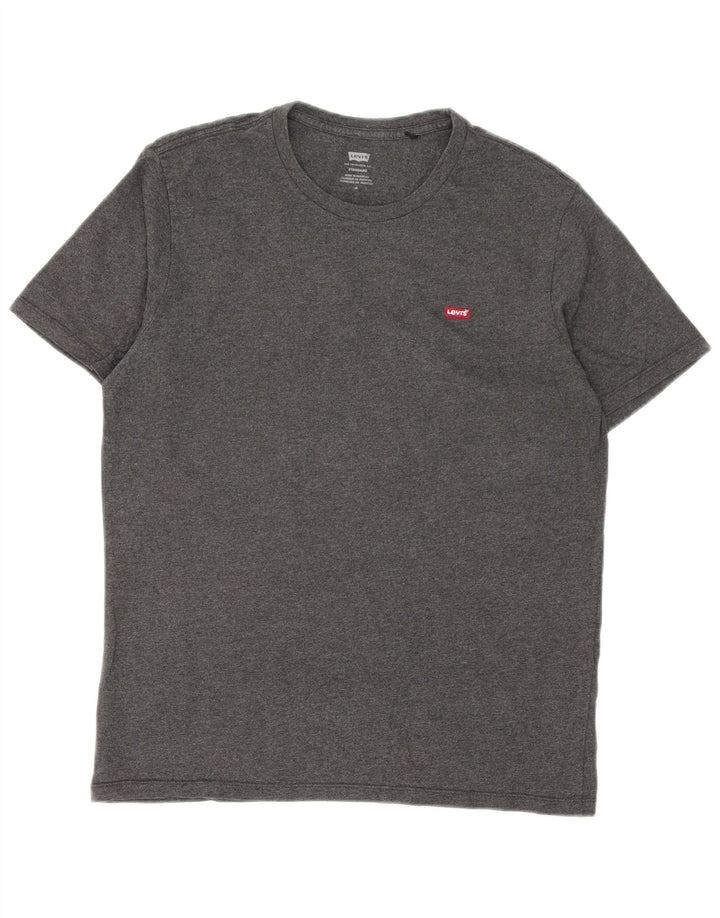 Levi's Herre Standard T-Shirt Top Medium Grey Bomuld