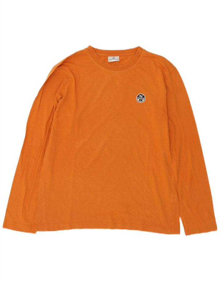 North Sails Herre Top Langærmet XL Orange Bomuld