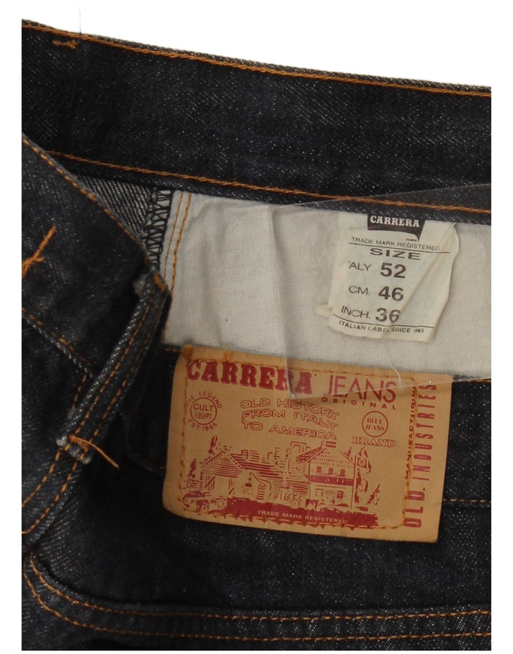 Carrera Dame 700 Straight Jeans W36 L27 Marineblå Bomuld