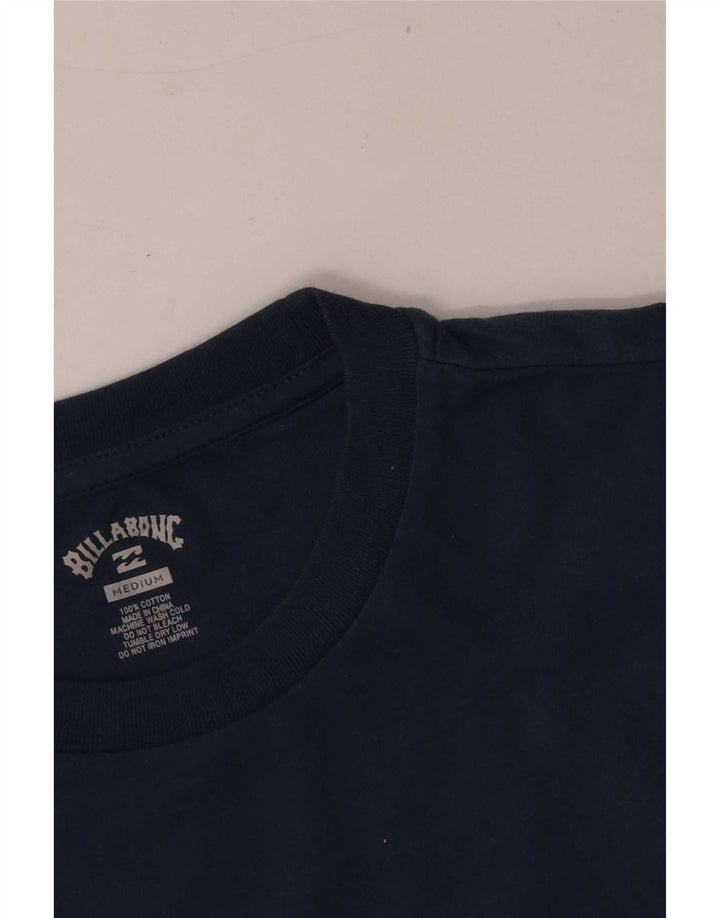 Billabong Herre T-Shirt Top Medium Marineblå Bomuld