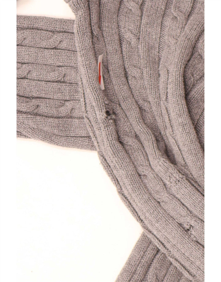 Tommy Hilfiger Herre Crew Neck Jumper Sweater Stor Grå Bomuld