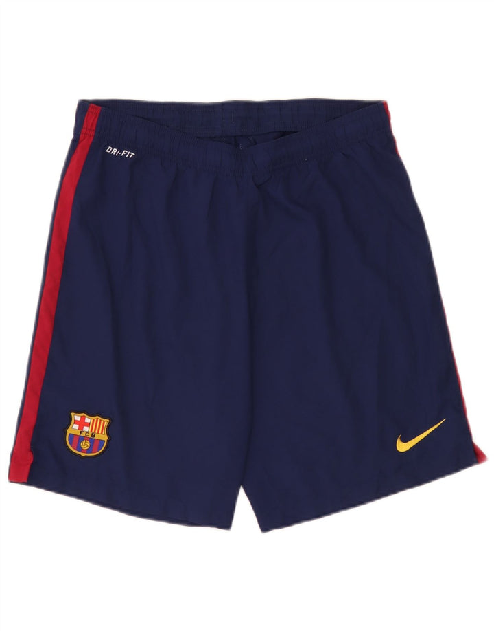 Nike Herre Barcelona Sportsshorts Medium Marineblå Colourblock Polyester