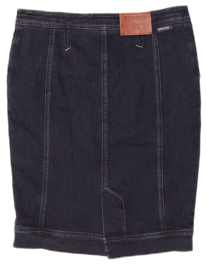 Woolrich Dame Denim Nederdel W29 Medium Navy Blue