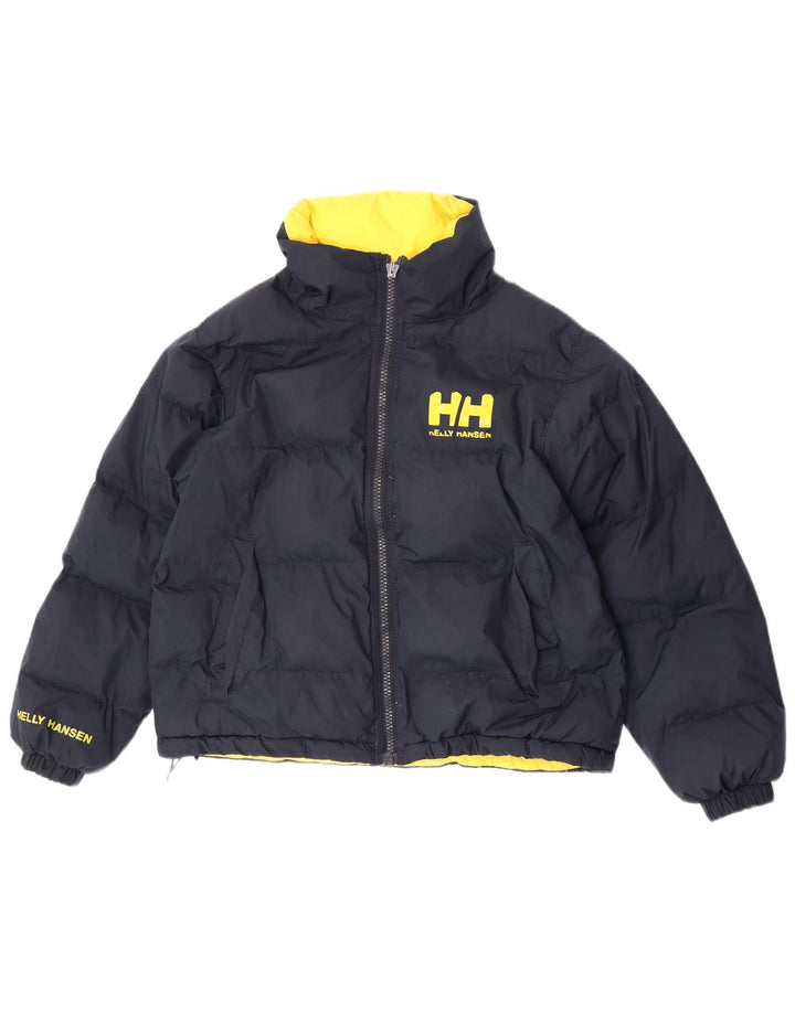 Helly Hansen Herre grafisk vendbar polstret jakke UK 36 Small Yellow