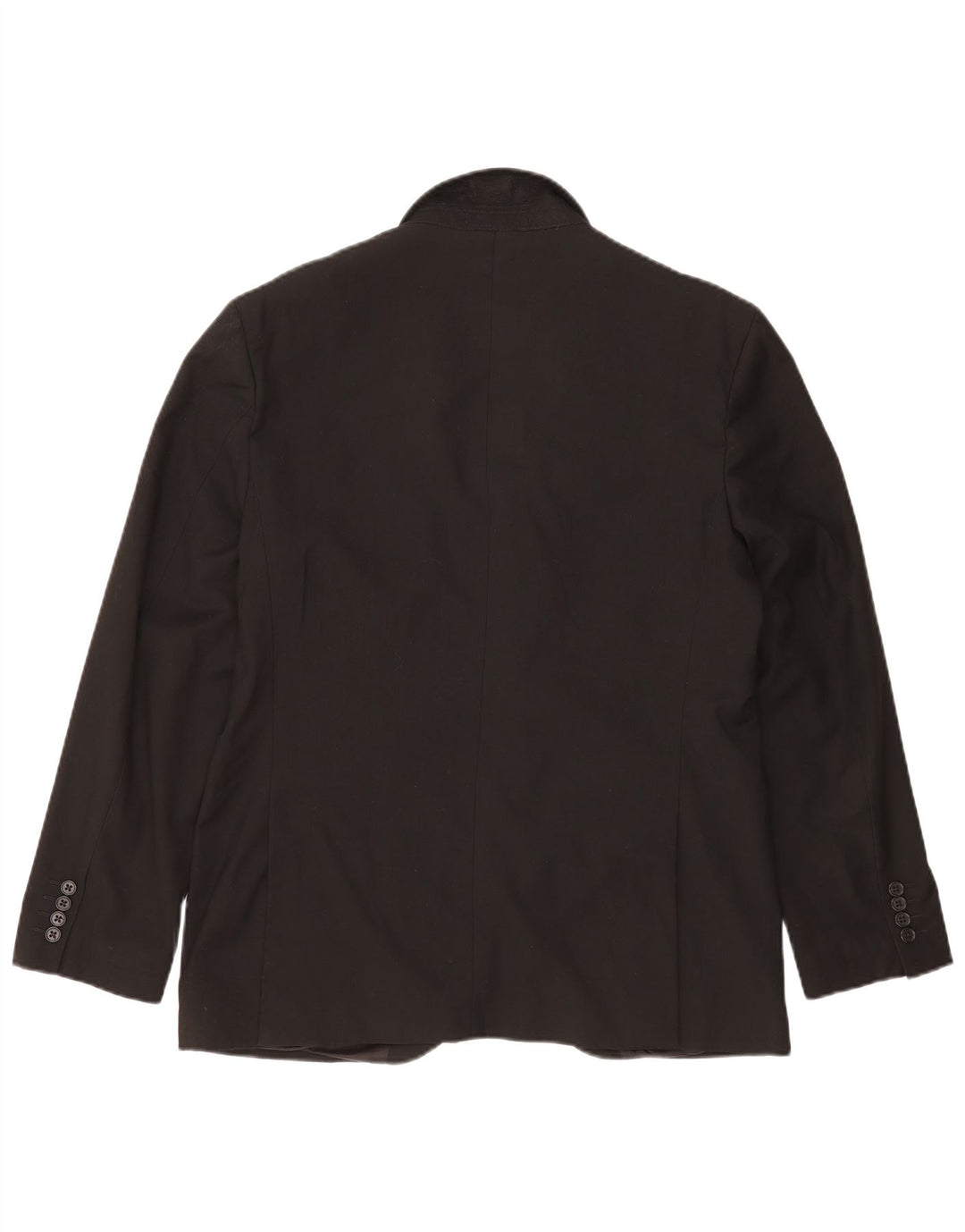 MARKS & SPENCER Herre 2-knaps blazerjakke UK 40 Medium Sort Polyester