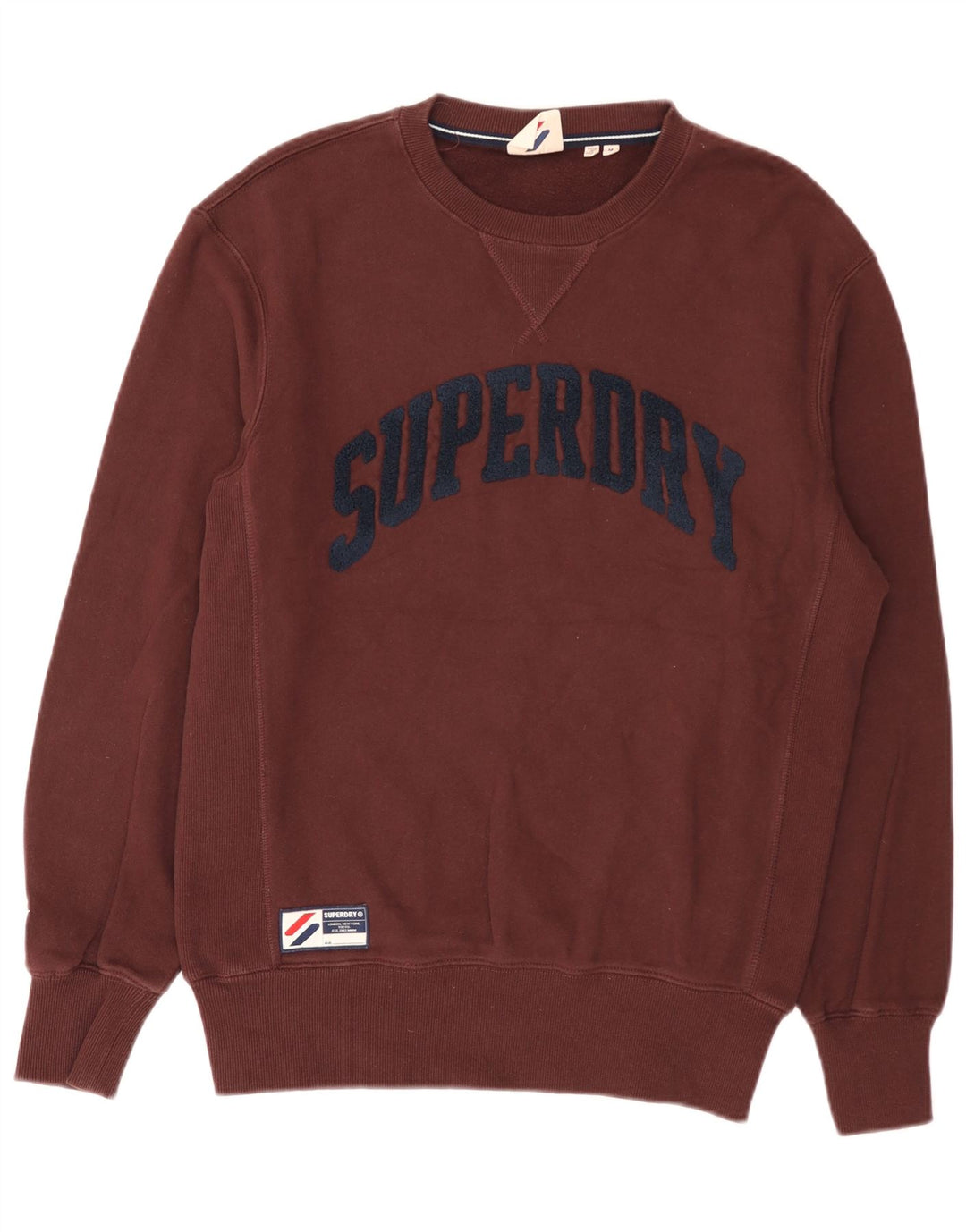 Superdry grafisk sweatshirt til mænd mellem brun bomuld