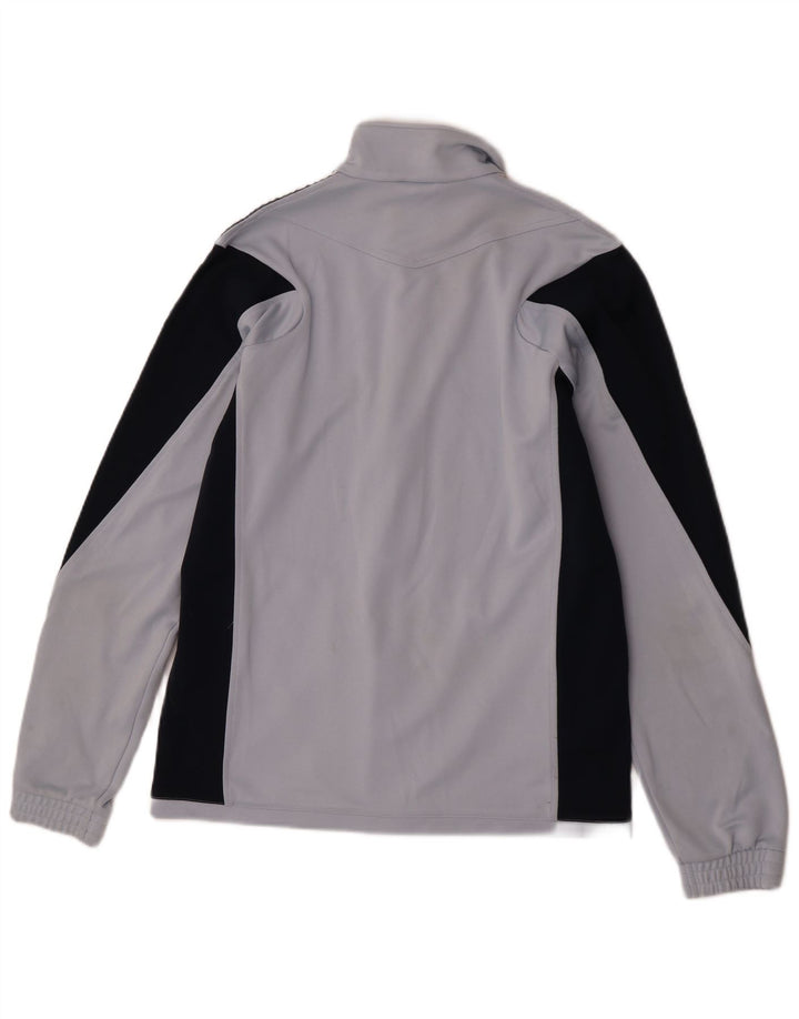 Adidas Træningsdragt til mænd Topjakke UK 40/42 Medium Grey Colourblock Polyester