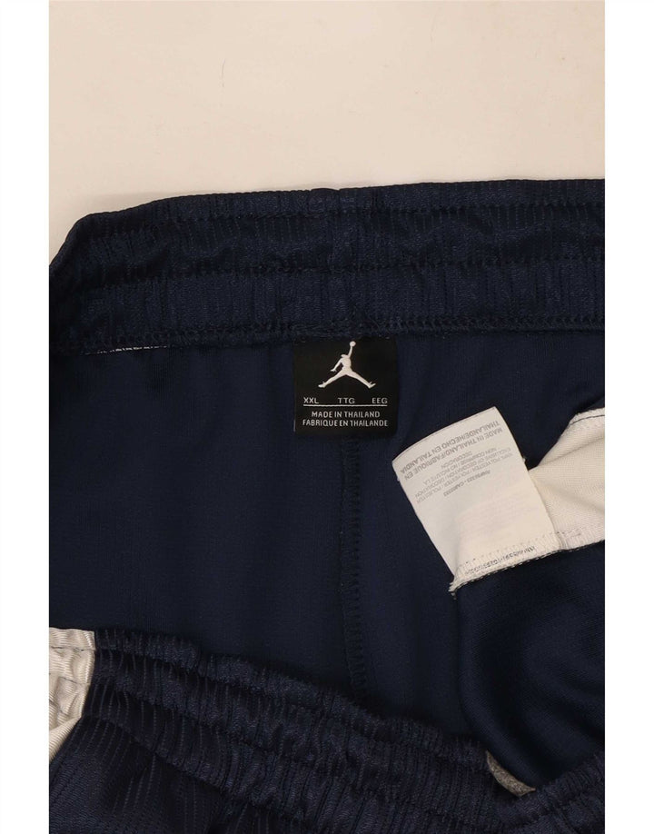 Jordan Herre Sportshorts 2XL Navy Blue Colourblock Polyester
