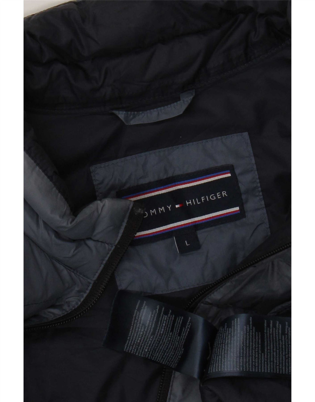 Tommy Hilfiger Herre polstret jakke UK 40 Stor marineblå polyamid