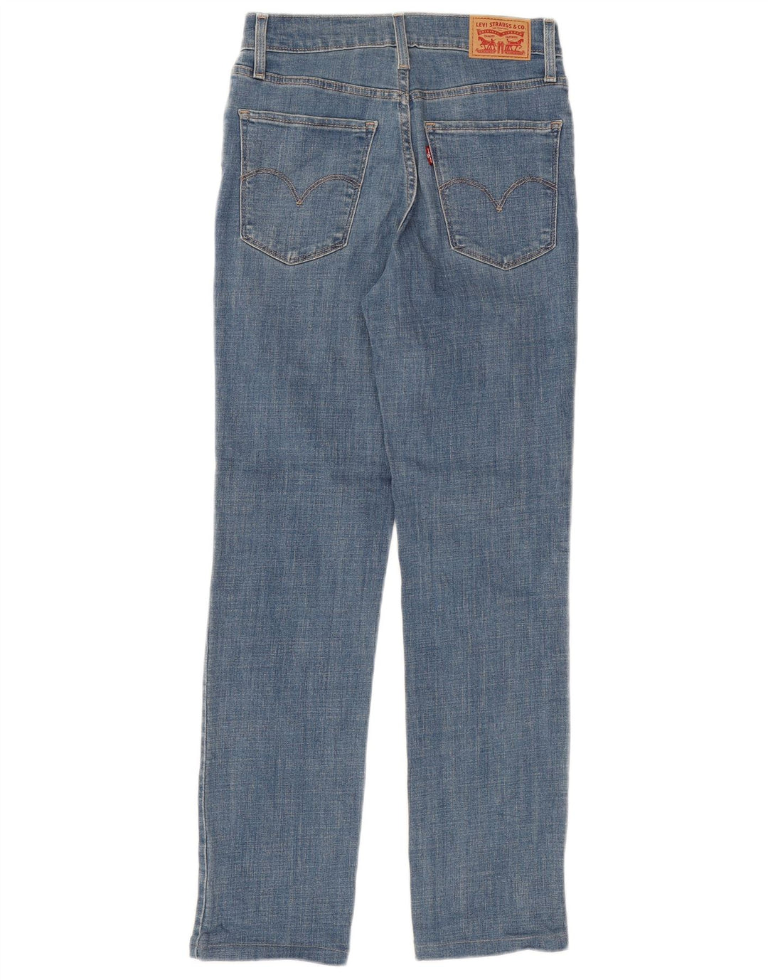 LEVI'S Dame 724 Højtaljede lige jeans W26 L32 Blå