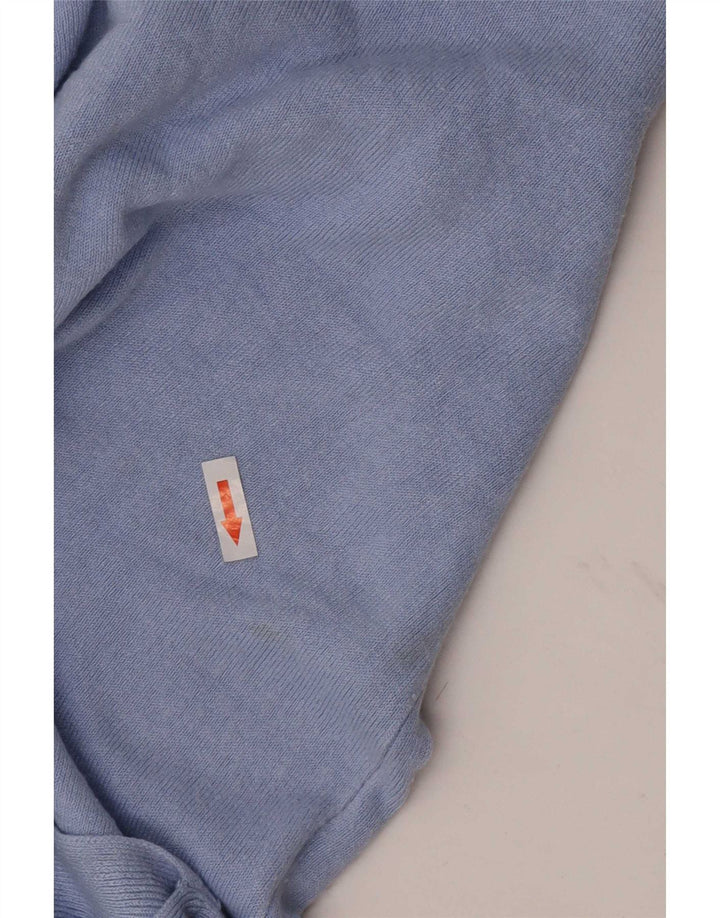 Marks & Spencer Dame Oversized Boat Neck Jumper Sweater UK 6 XS Blå