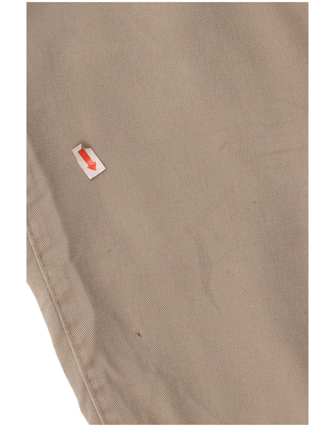 DOCKERS Herre Khakis Pegged Chino Shorts W36 Stor Beige Bomuld