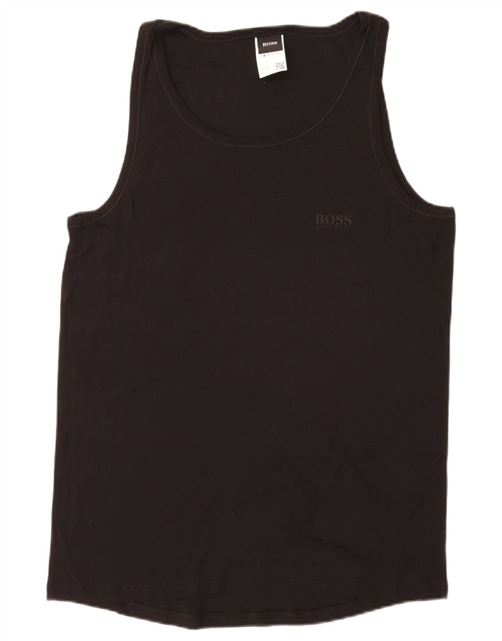 Hugo Boss Herrevest Top 2XL Sort Bomuld