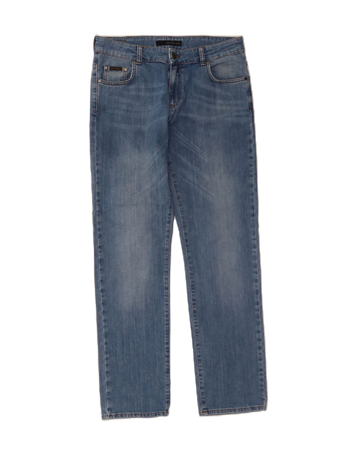 CALVIN KLEIN Womens Straight Jeans W33 L32  Blue Cotton Vintage Calvin Klein and Second-Hand Calvin Klein from Messina Hembry 