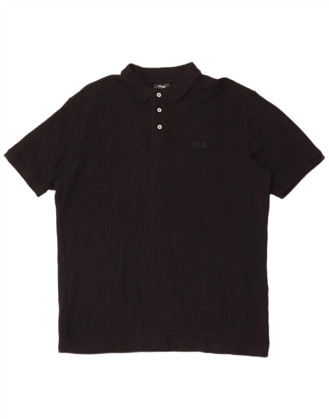 Fila Herre poloshirt XL Sort bomuld