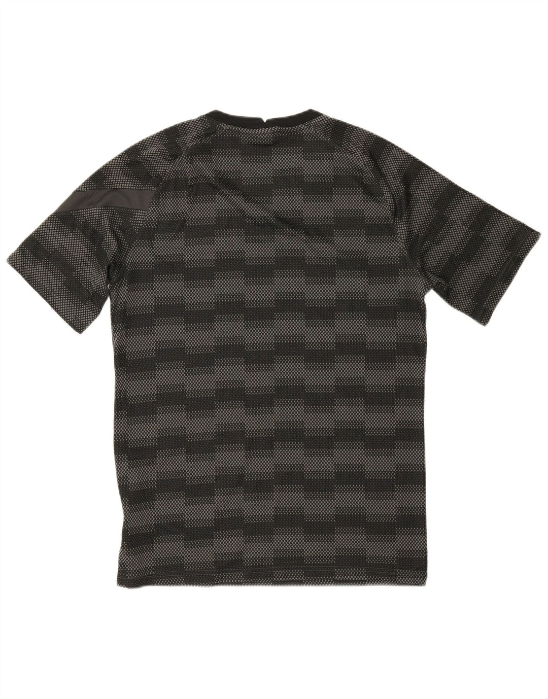 Nike Herre Dri Fit T-shirt Top Medium Sort Geometrisk Polyester