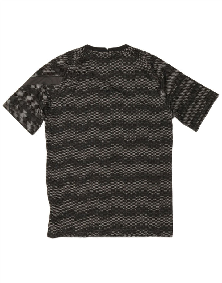 Nike Herre Dri Fit T-shirt Top Medium Sort Geometrisk Polyester