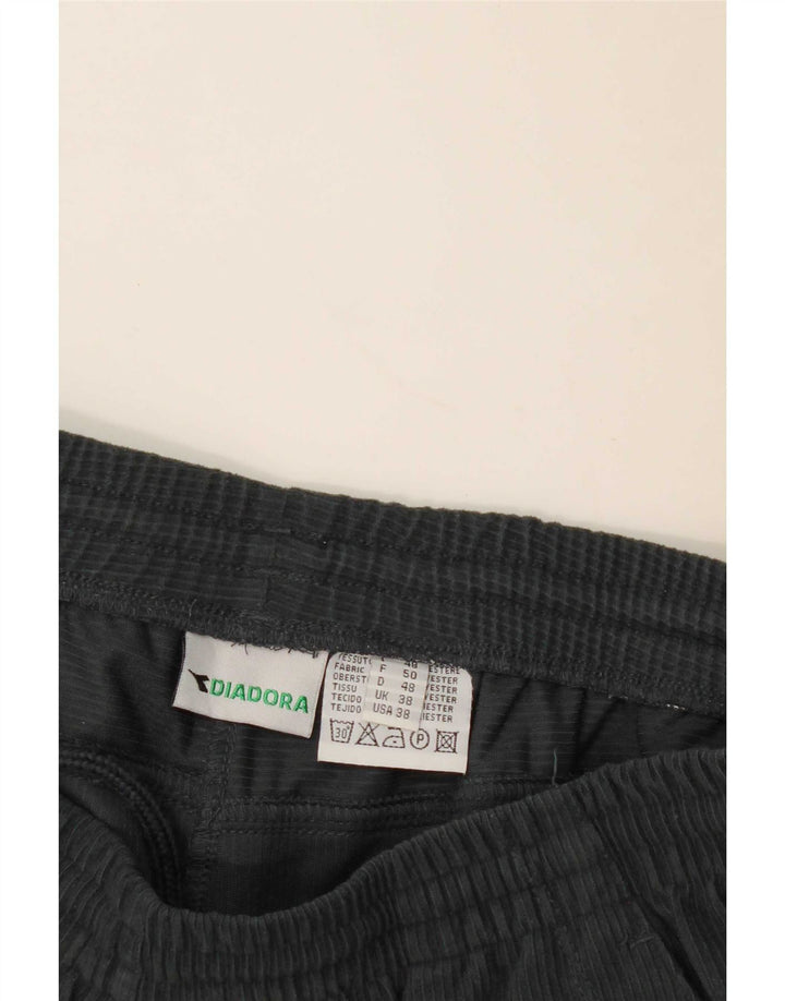 Diadora Herre træningsdragt Bukser UK 38 Medium Sort Polyester